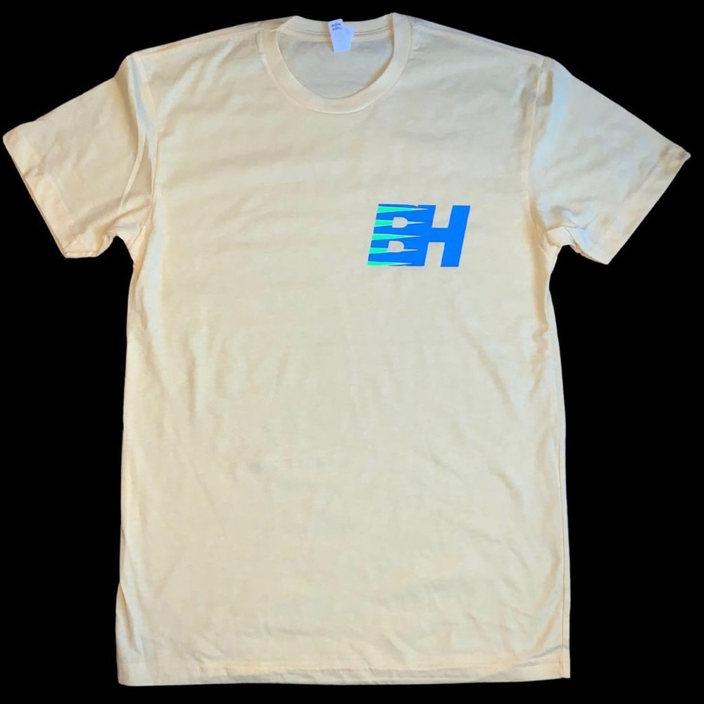 Blue Varsity BIG HUSTLE T shirt